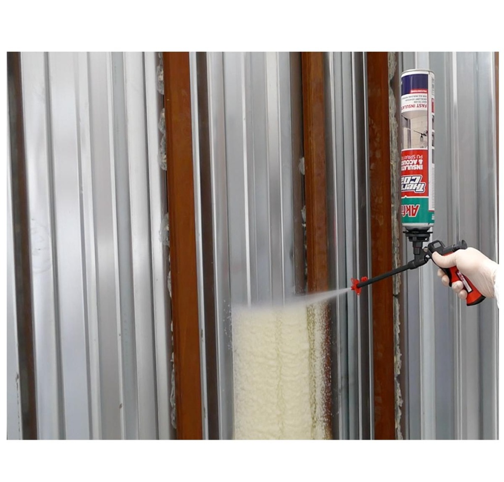 ESPUMA POLIURET. PROYECTABLE 850 ml. P/PISTOLA AKFIX