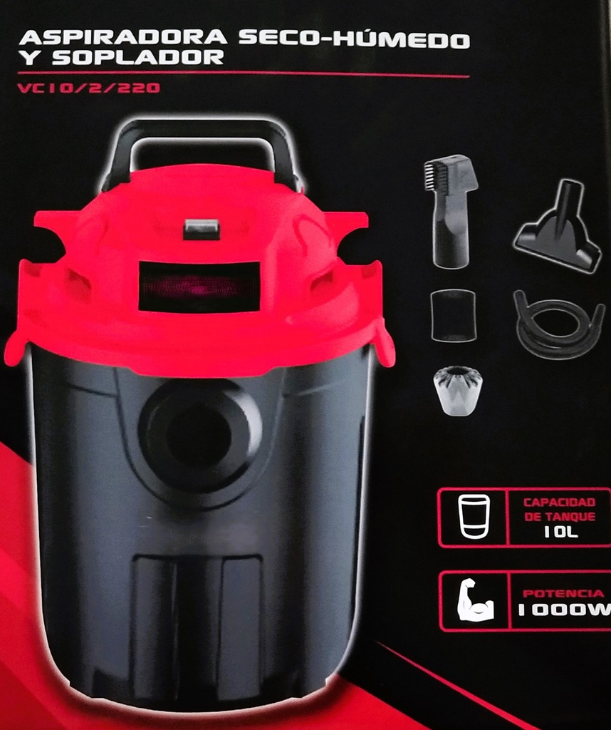 ASPIRADORA SECO 10 Lt. KNOCKOUT