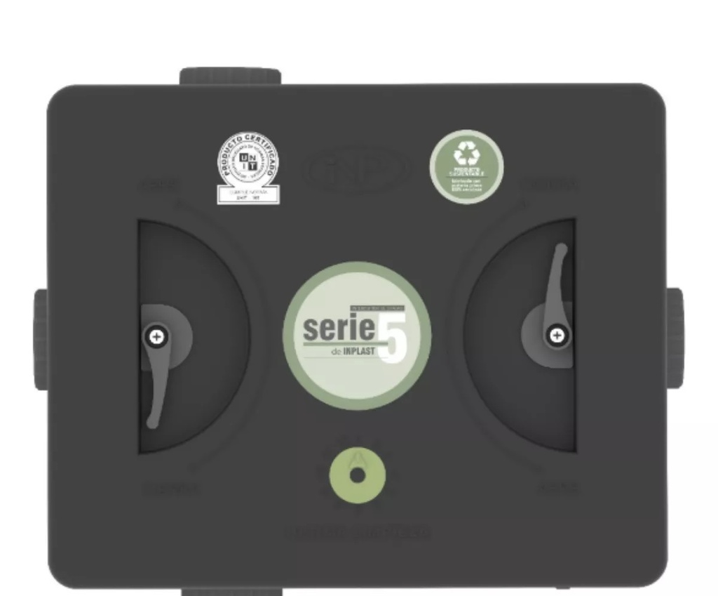 GRASERA INPLAST RECTANGULAR C/MANIJA (SERIE 5)