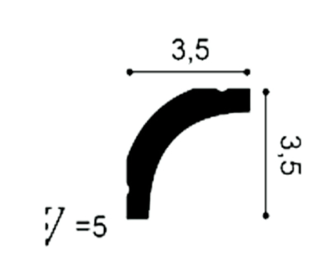 MOLDURA DECO 35 X 353 X 2MT - BA360