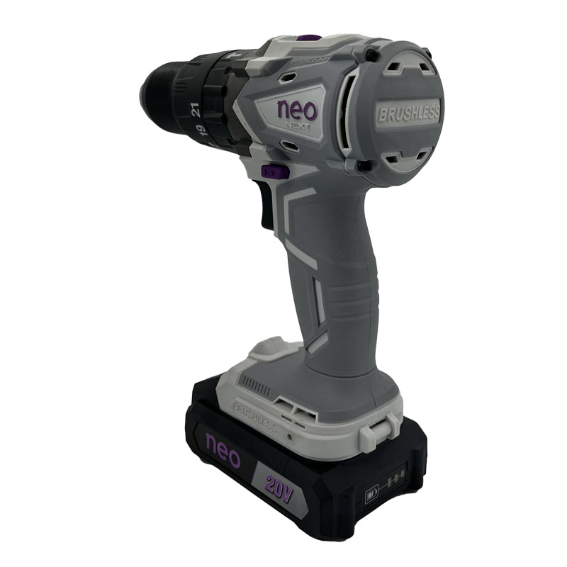 TALADRO C/PER.20v.2Ah.Brushless NEO TP1213/3/20KC1