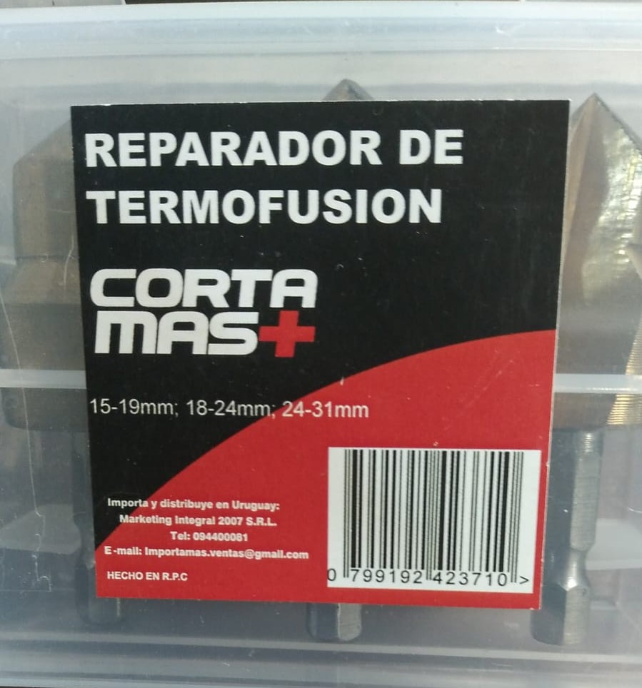 REPARADOR DE TERMOFUSION CortaMas+ 3 pzs