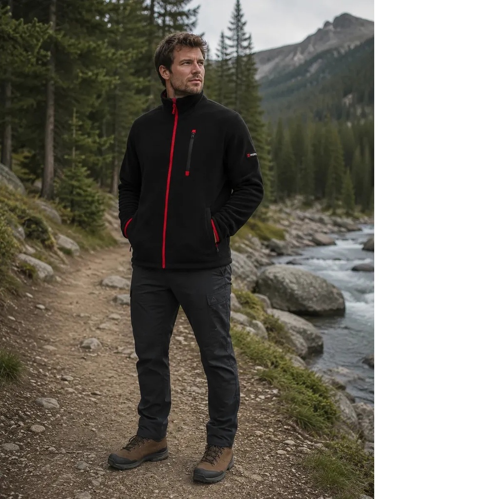 CAMPERA MicroPolar Ranger Wurth Ngo.Rojo Talle 3XL