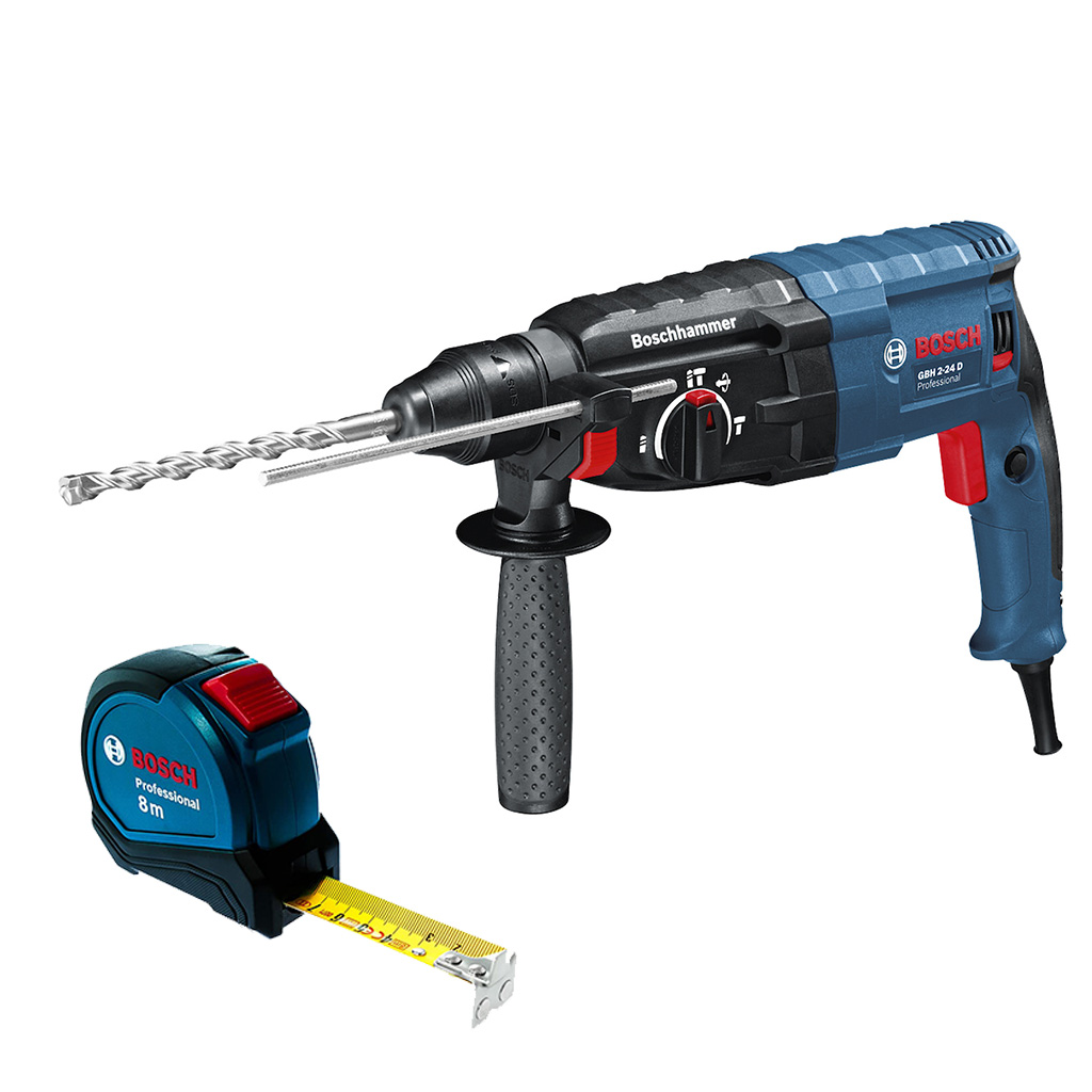 ROTOMARTILLO SDS+ GBH-2-24D + Cinta 5 Mt. BOSCH