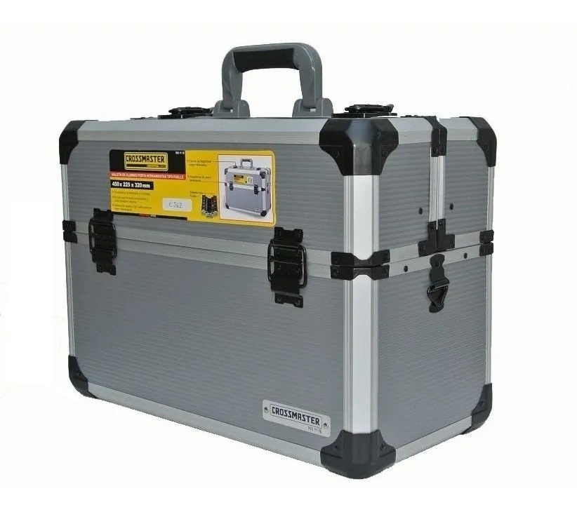 Maletín P/Herramientas Aluminio T/Fuelle Crossmaster