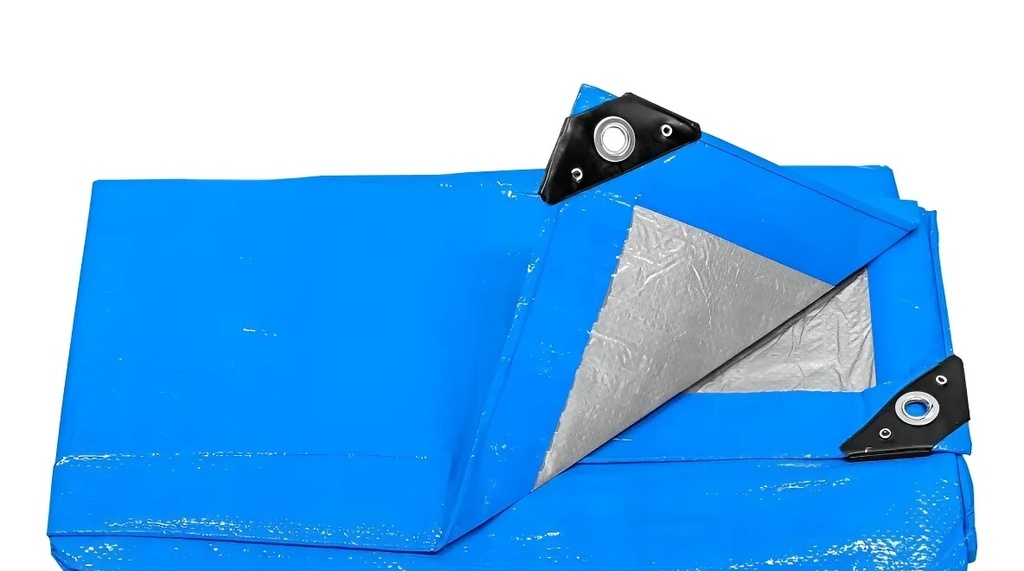 LONA POLIETIL. AZUL 4 x 6 Mts. PRETUL