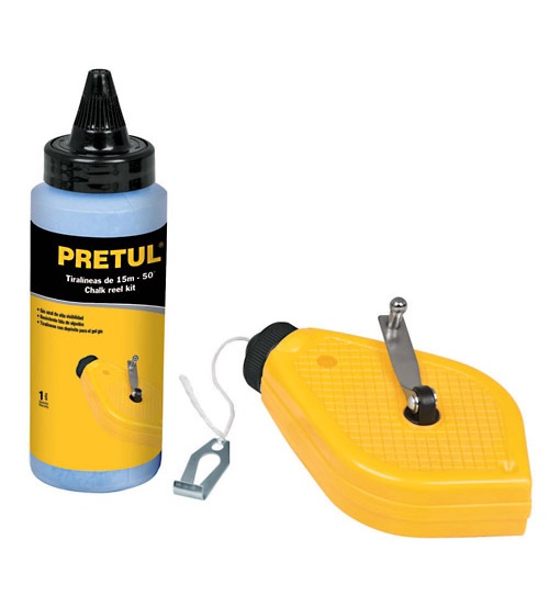 LINEA DE TALCO 15 Mt. C/Pote Tiza PRETUL TL-50P