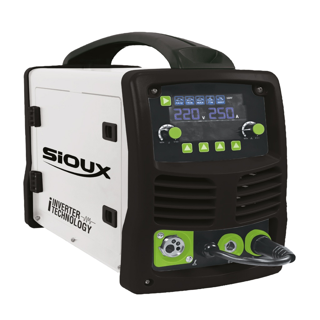 INVERTER MMA+MIG+TIG SIOUX SIMET 250 Amp.