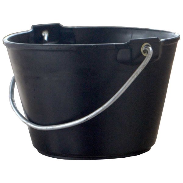 BALDE DE PLASTICO NEGRO Ref.