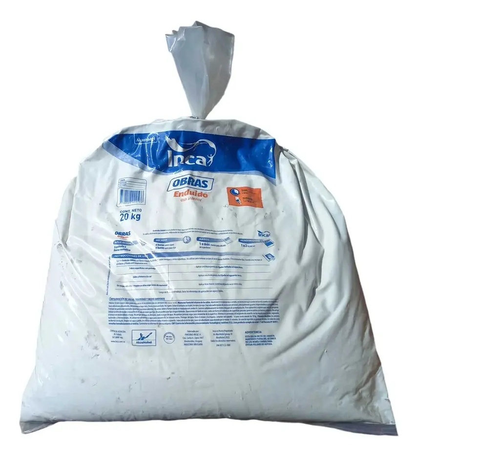 x 20 Kg. ENDUIDO OBRA *INCA*