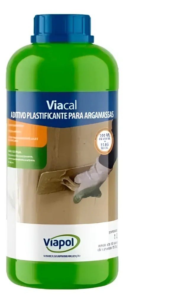 x 1 Lt. PLASTIFICANTE VIACAL VIAPOL