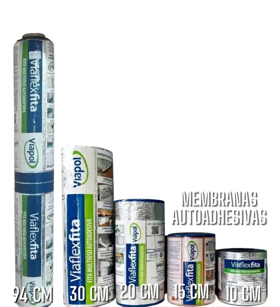 ROLLO MEMBR. AUTOADHESIVA 0,10x10Mt. VIAFLEX FITA