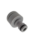 CONECTOR HEMBRA 3/4" C/ADAPT.1/2" P/
MANGUERA GARDEN