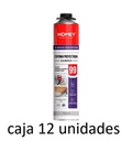 CAJA 12 UN.ESPUMA POLIUR DUAL VALVE HOMEY  750 Ml.