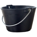 BALDE DE PLASTICO NEGRO Ref.